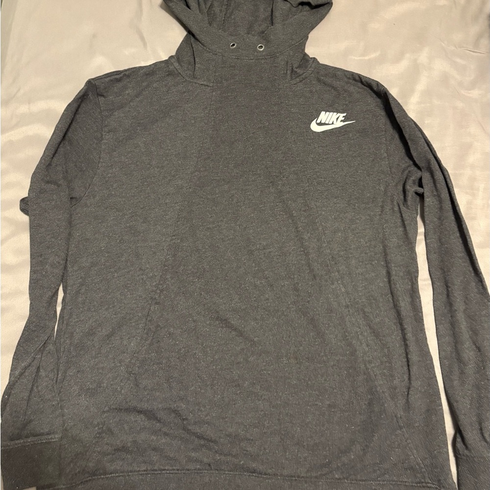 Nike Women’s Dark Gray Turtle Neck Hoodie